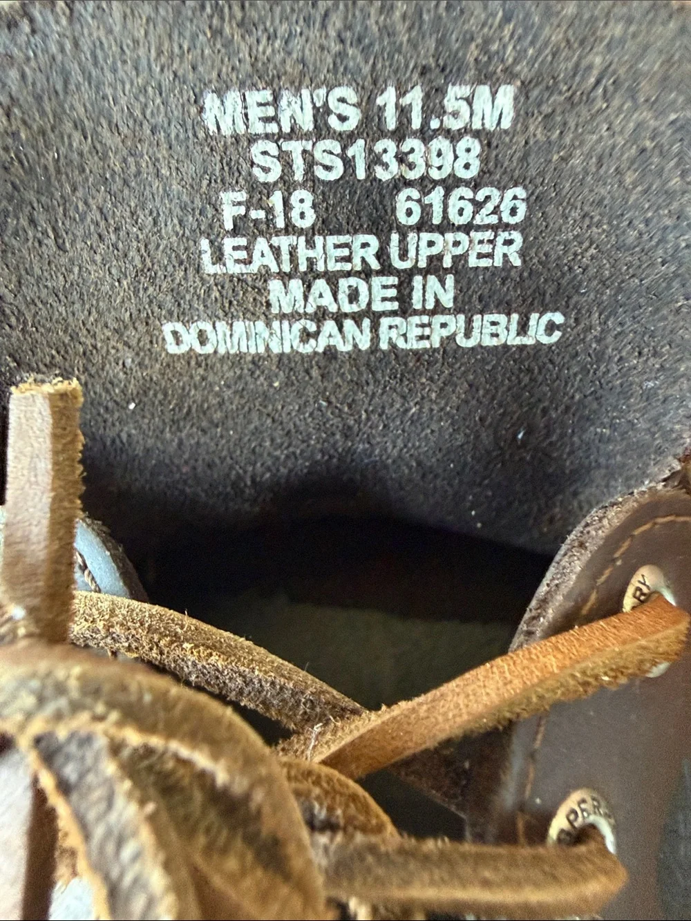 SPERRY TOP-SIDER Men’s Boat size 11.5